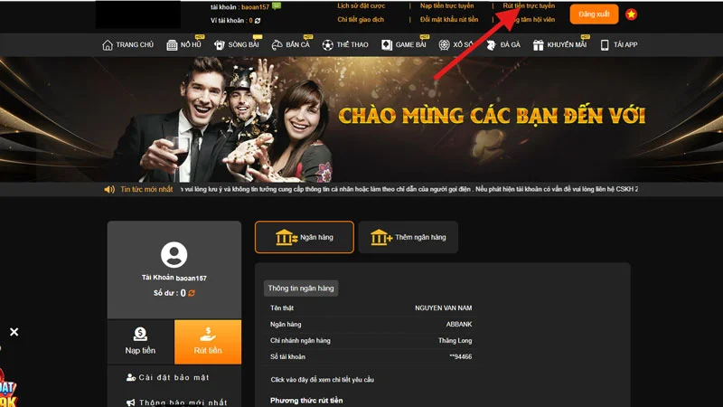 Rút tiền 88VN